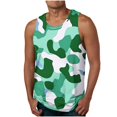thumbnail image 1 of Weiqiqre Débardeurs à Col en V pour Hommes Amusants d'Été Débardeurs à Col en V Sans Manches T-Shirts Graphiques à Col Rond, 1 of 4