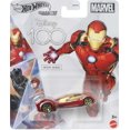 thumbnail image 4 of Hot Wheels Disney 100 Iron Man Character Car, 1:64 Scale Collectible Toy Car, 4 of 4