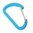 thumbnail image 4 of S SERENABLE Mini Aluminum Alloy Carabiner Outdoor , Lightweight Portable Backpack Buckle Frosted light blue, 4 of 6