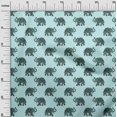 thumbnail image 2 of oneOone Georgette Viscose Fabric Elephant Block Print Sewing Fabric BTY 42 Inch Wide, 2 of 4