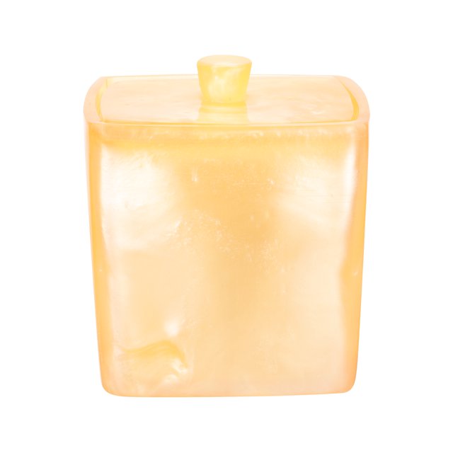 Boîte de Rangement pour Cure-Dents en Coton de Bureau avec Couvercle