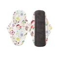 thumbnail image 2 of Vaidha 6pcs Cloth Sanitary Pads Reusable Feminine Menstrual Pad General Cloth, 2 of 2