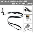 thumbnail image 2 of DPTALR Anti-glare Slope Bracket Holder Mount with Strap For DJI Mavic Air 2 Controller, 2 of 9