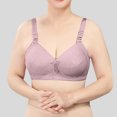 thumbnail image 2 of EQWLJWE Woman's Fashion Solid Comfortable Hollow Out Bra Underwear No Rims True Bras For Women, 2 of 3