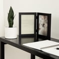 thumbnail image 2 of DesignOvation Gallery Black Hinged Double Picture Frame, 2 of 9