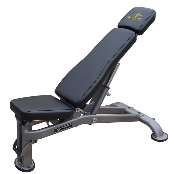 Element Fitness Adjustable Weight Bench, Flat-Incline Strength Training Bench, MAB