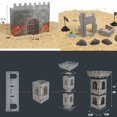 thumbnail image 3 of TISHITA Simulation Soldier Static Model Castle Playset Building Model Toys Cavalry War Horse Action Figures for Collection Decorative Home Boys Kids, 3 of 8