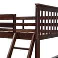 thumbnail image 4 of Twin over Double (Single over Double), Soild Wood Detachable Bunk Bed- Converts into two Separate Beds- Espresso Colour, 4 of 5