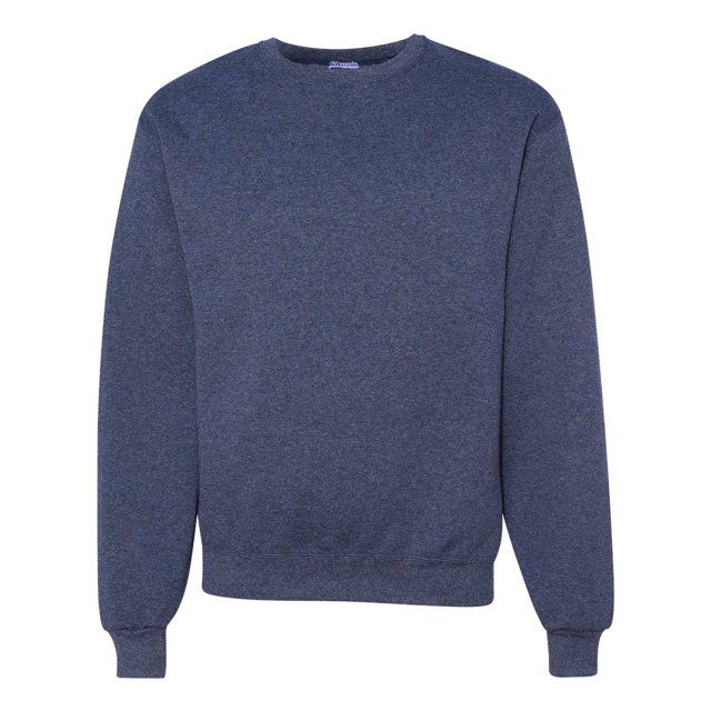 NuBlend Crewneck Sweatshirt, L, Vintage Heather Navy