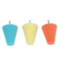 thumbnail image 1 of Wheel Hub Cone Polishing Pad, Conical Taper Shape  Tool Wheel Sponge Buffing Cone Orange Yellow Blue  For Cars Boats Motorcycles, 1 of 8