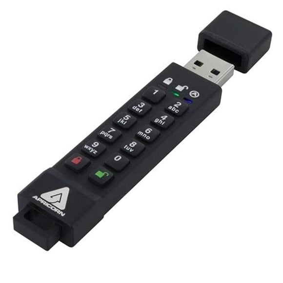 Apricorn 32 GB 256-bit AES XTS Hardware Encrypted Secure USB 3.0 Flash Drive