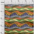 thumbnail image 2 of oneOone Tissu Georgette Viscose Rouge Floral pour Projets de Couture, Imprimés au Mètre, Largeur 42 Pouces, 2 of 5