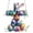 2#, variant on TanSiDing 3pcs Easter Ornaments Set - Bunny Egg Acrylic Hanging Decorations, Double-Sided Colorful Spring Party Decoration for Tree Window Home Garden Festival