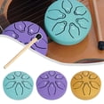 thumbnail image 3 of Steel Tongue Drum 3 Inch 6 Notes Hand Drums with Bag Sticks Music Book, Mini Rain Drum for Outside, Steel Tongue Drum Rain Chime Waterproof, Musical Instrument Gifts, 3 of 9