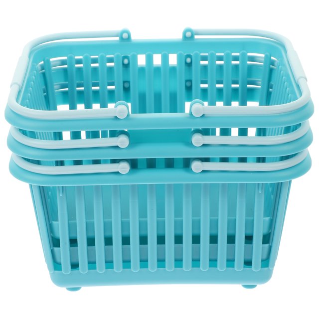 Miangastore 3 Pcs Fruit Vegetable Baskets Portable Storage for Cosmetics Jewelry Cards Stationery