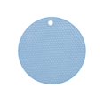thumbnail image 1 of Round Placemat Rubber  Free Prevent Slip Heat Resistant Washable Table Insulation Pad For Cup BowlBlue 17.5cm/6.9in, 1 of 1