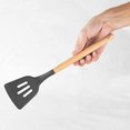 thumbnail image 2 of TESNN Cooking Utensils Nonstick Cooking Utensil Set with Plastic Grid Silicone Cooking Utensil Set (Dark Blue, 2 of 5