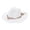 White, variant on Fgnfyis Fashion Decoration Large Brim Sun Hat Seaside Holiday Straw Hat Sun Hat Summer Hats White