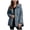 Blue, variant on Splozh Women's Oversized Denim Jacket Women Fashion Elegant Solid Color Jacket Women Coats Wool Blend Holiday Trench Coat Green,L