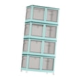 thumbnail image 4 of Boîte de Rangement Portable pour Garde-Robe, Organisateur de Rangement pour Vêtements, Garde-Robe Garde-Robe Bleu, 4 of 6