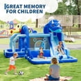 thumbnail image 2 of EDTara Bounce House Inflatable Bouncer with Slide & Water Features, Durable Oxford Dinosaur Jumping Castle with Air Blower for Kids, 2 of 7