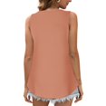 thumbnail image 4 of LSLJS Mode Women's Printemps/été Décontracté Round Neck Sans Manches Tank Top Blouse, Womens Tank Tops, 4 of 7