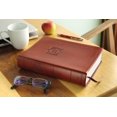 thumbnail image 2 of NASB, Super Giant Print Reference Bible (Font Size: 16.5-point), Leathersoft, Brown, Red Letter, 1995 Text, Comfort Print, 2 of 5