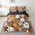 thumbnail image 2 of YST Ensembles de Literie Bohèmes d'Automne à Fleurs pour Lit Simple 7 Pcs, Ensemble de Lit Réversible Tout-en-un, Ensemble de Couette Boho Farmhouse Rustique Tournesol Marguerite Couette Groovy Power Flower Ensemble de Lit, 2 of 5