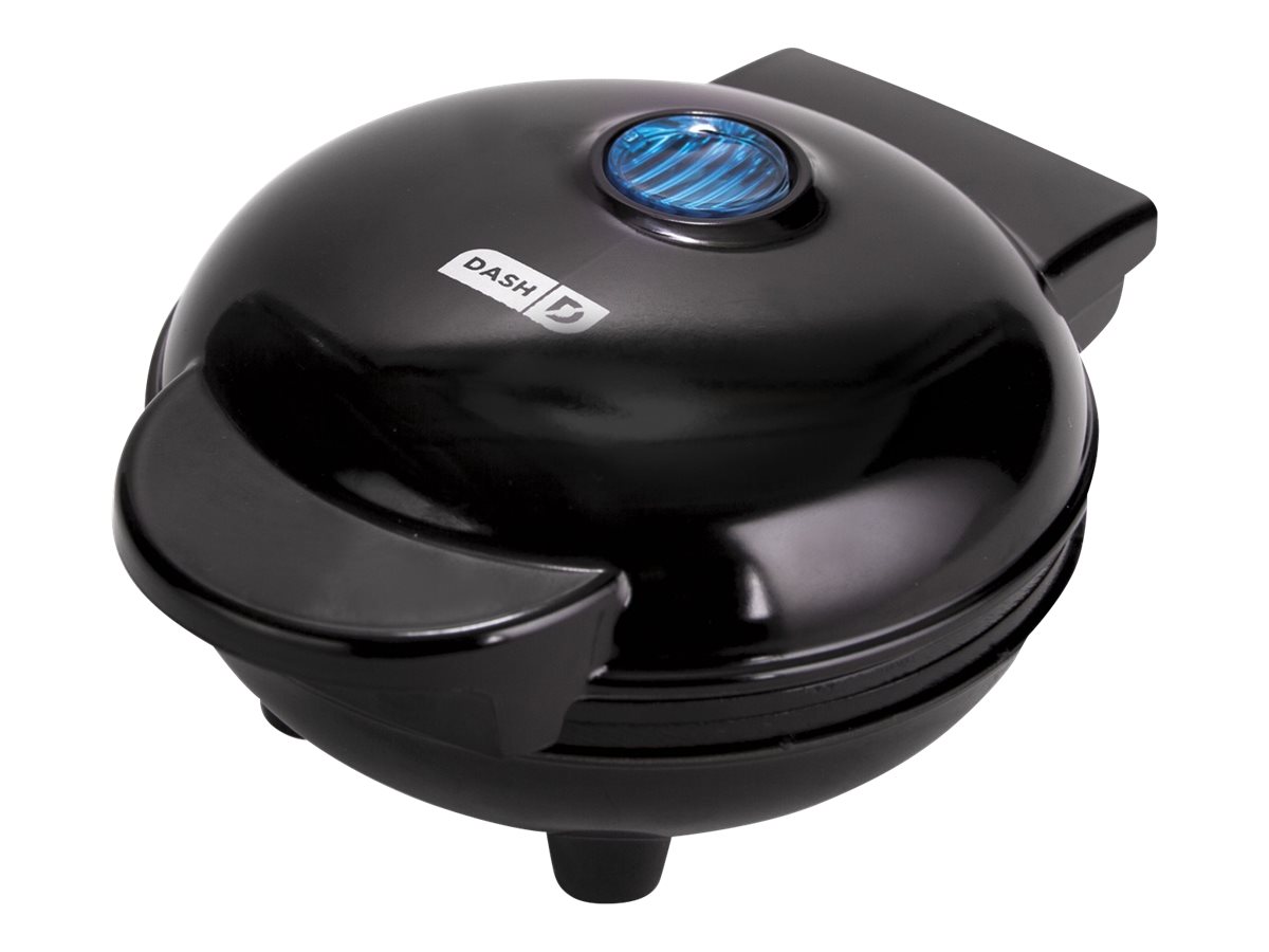 DASH DMW001BK Mini Maker for Individual Waffles, Hash Browns, Keto Chaffles with Easy to Clean, Non-Stick Surfaces, 4 Inch, Black