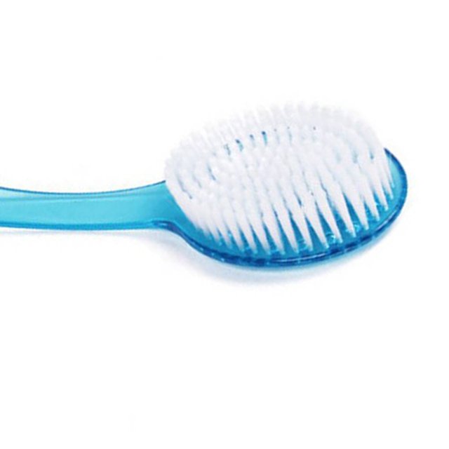 Boyijia Long Handled Bath Shower Back Brush PET Body Scrubber PS Plastic Massager Skin Cleaning Tool