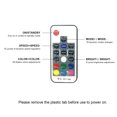 thumbnail image 2 of yeacher 17-Key Wireless RGB LED Strip Controller with Remote for 12V Lighting Systems, 2 of 5