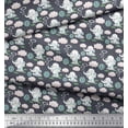 thumbnail image 3 of Soimoi Poly Georgette Fabric Cloud,Ball & Elephant Kids Decor Fabric Printed Yard 52 Inch Wide, 3 of 3