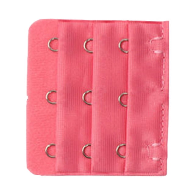 fastboy Extension Strap Bra Extender Buckle 3 Hook Women Accessories Practical Elastic Multicolor Clips Tight 3 Rows Underwear red