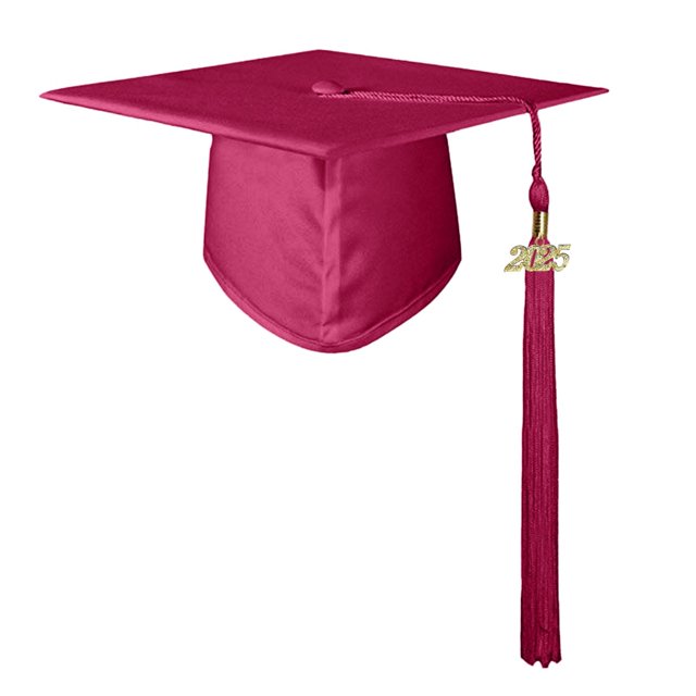 MIASHUI Kids Kindergarten Graduation Caps with Tassel Preschool Uniform Accessories,Red,M