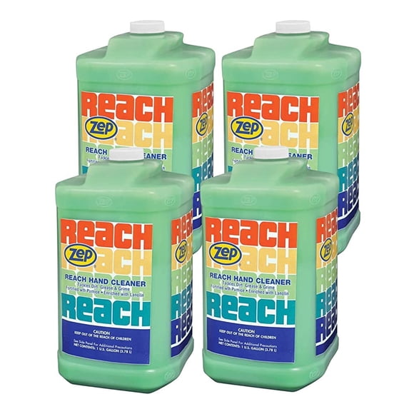 Zep Reach Nettoyant pour les Mains Force Industrielle - 1 Gal (Caisse de 4) - 92524 - Enlève les Saletés Tenaces d'Atelier