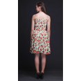 thumbnail image 2 of Bimba Robe de Cocktail Florale pour Femme, Smockée, au-Dessus du Genou, Fluide, d'Été, Robe Soleil - Xxx-Grand, 2 of 5
