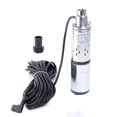 thumbnail image 1 of Deep Well Solar Submersible Water Pump DC 48V 280W Electric Farm Ranch Submersible Deep Bore Well Water Pump, Pure Copper Motor, 4.2 GPM Large Flow, 197ft High Lift, 1 of 4