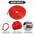 thumbnail image 3 of Unique Bargains Car Door Edge Guard 16.4ft U Shape Rubber Edge Trim Seal Strip Protector Universal PVC Iron Red, 3 of 7