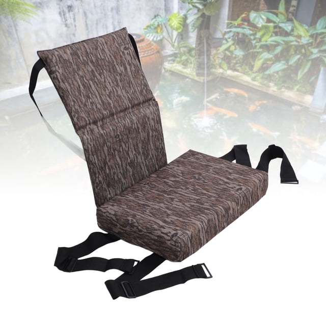 Adjustable 600D Oxford Cloth Tree Stand Pad, Noiseless Seating for All Day Comfort, Lightweight & Flexible, Camouflage Color, Compatible with Various Tree Stands