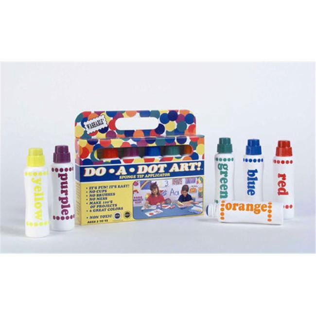 Do-A-Dot Art DAD101 Do-A-Dot Art Washable Markers Rainbow - 6  Pack