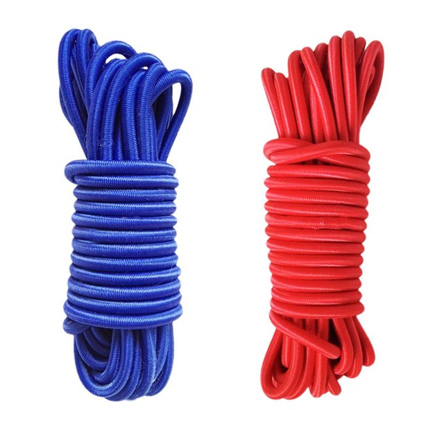 DYNWAVECA 2pcs Corde Élastique de Cordon de Choc - Étirement - Humidité, Résistant aux Intempéries - Projets Bricolage, Tie Downs, Commercial, Intérieur, Extérieur
