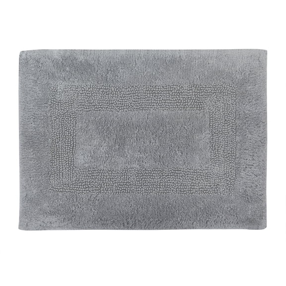 Tapis de bain Mainstays Racetrack 100% Coton Gris Fonce, 17" x 24"
