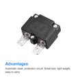 thumbnail image 4 of Unique Bargains Circuit Overload Protector 8A AC125/250V DC32V Automatic Reset Thermal Circuit Breaker 2pcs, 4 of 5