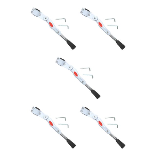Youkk Lightweight Bike Support - Corrosion-resistant For Improved Performance Durable Bike Foot Support Enhanced Safety white 5PCS