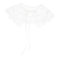 thumbnail image 1 of Esquirla Chiffon Floral Fake Collar Detachable - White 01, as described, 1 of 8