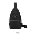 thumbnail image 2 of kurtrusly Hands Free No Burden Outdoors Chest Bag Soft Polyster Large Capacity Easy To Carry Chest Bag For Men black 1Set, 2 of 6
