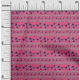 thumbnail image 1 of oneOone Coton Soie Stripefeuilles & Imprimé Floral 1 Yard 42 Inch Wide, 1 of 4