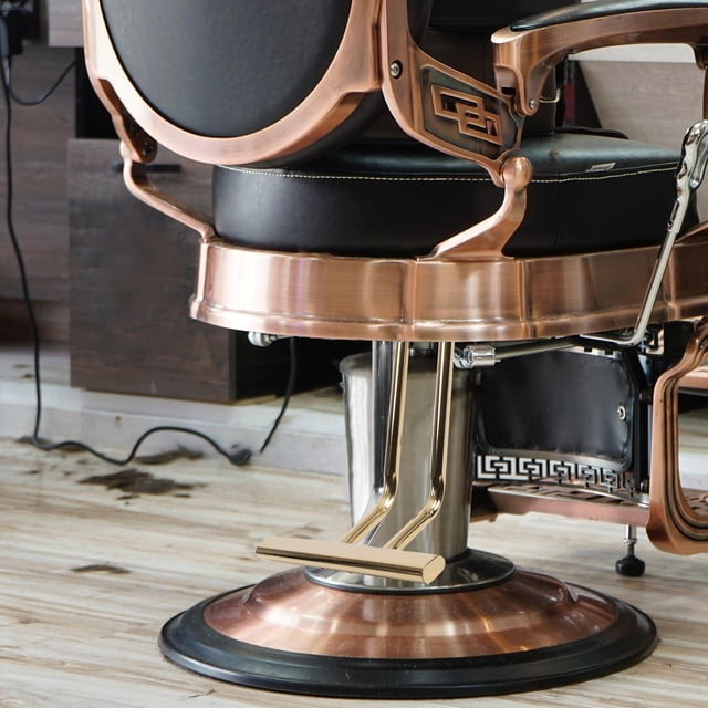 TABLZONE Repose-Pieds Robuste pour Chaise de Salon en Acier Inoxydable Doré pour un Confort Polyvalent de Chaise de Barbier