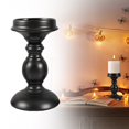 thumbnail image 1 of Halloween Candlestick American Retro Black Candlestick Aromatherapy Column Candle Stand Decoration Crafts Shooting Props, 1 of 9