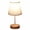 D, variante sur Lampe de Bureau en Bois Massif à DEL Stable en Tissu, Lampe d'Étude et de Lecture Adaptée à la Décoration de la Maison, Lin Uni, Veilleuse Chaude, Éclairage Intérieur, Lampe de Lecture de Bureau